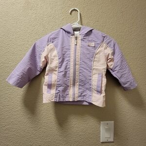 Fila rain coat, purple and pink